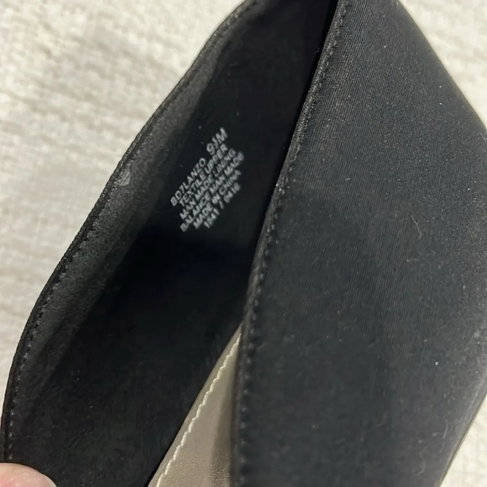 Bandolino black flats, pointed toe,‎ crisscross strap women’s 9.5 shoes 9 1/2 - Picture 6 of 9